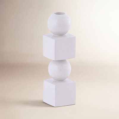 Paulding Aluminum Pillar Candle Holder