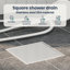  Shower Drain Silver Stainless Steel 304 Modern Bathroom Hardware System