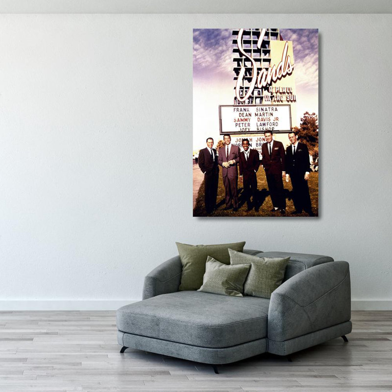 The Rat Pack - Sands, 40" H x 27" W