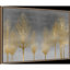 «Gold Forest On Gray», reproduction encadrée sur toile par Kate Bennett-611493049