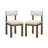Mira Wood Dining Chair With Upholstered Backrest And Seat, Set Of 2-911712815