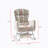 Grey Teddy Rocking Armchair