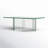 Meri Glass Single Coffee Table