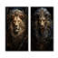 Ensemble de salon Regal Elegant Ruler Lion - Lion Wall Art-102584473-102584479