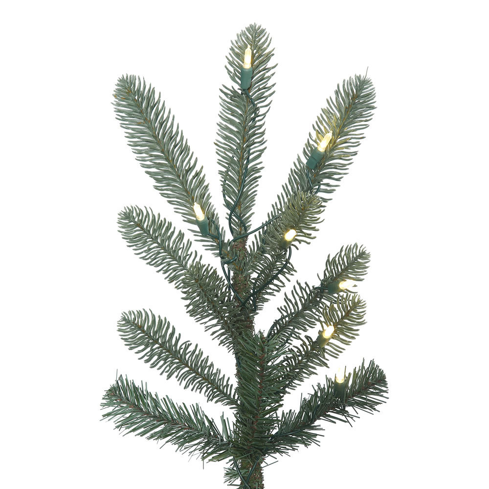 Alberta Blue 6' Pre-Lit Spruce Christmas Tree, 5' H