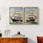 NAUTICAL Series LX - reproduction encadrée de qualité supérieure - prête à être accrochée - aucun clou requis - aucun clou requis-1256755791-1256755789