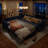 Pull-Out Sofa Bed Sectional,Chenille Modular Sleeper Sectional L Shaped Couch Sofa Bed-595027522