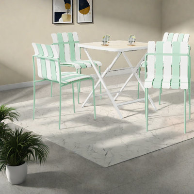 Portable Dining Table Sets(must Include Both Table And Chair), Pp Metal Modern Home