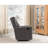 Khyara 30" Wide Contemporary Soft Touch Swivel Rocker Recliner, Manual Recliner Chair-879834560