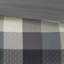 Édredon 7 pièces à chevrons - très grand gris, imprimé à carreaux Buffalo, rembourré, édredon, 2 taies décoratives, 3 coussins, jupe de lit, très grand lit facile d'entretien avec rembourrage, rembourrage, comprend les coussins décoratifs et la jupe-120944804-120944806