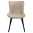 Pu Leather Upholstered Dining Chairs Modern Wingback Side Chairs With Metal Legs-1195136590