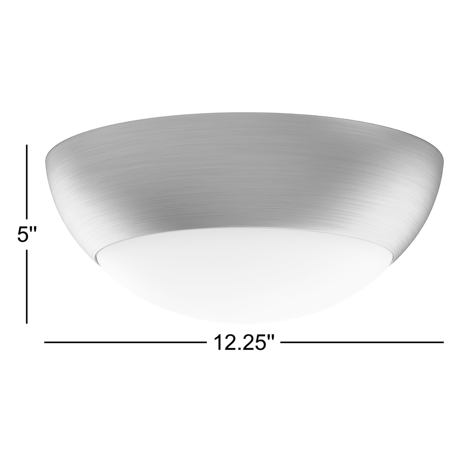 Alessia 2-Light Flush Mount, Matte Black