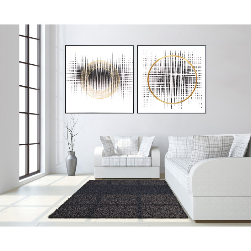 Ensemble d'art mural sur toile Gilded Harmonics