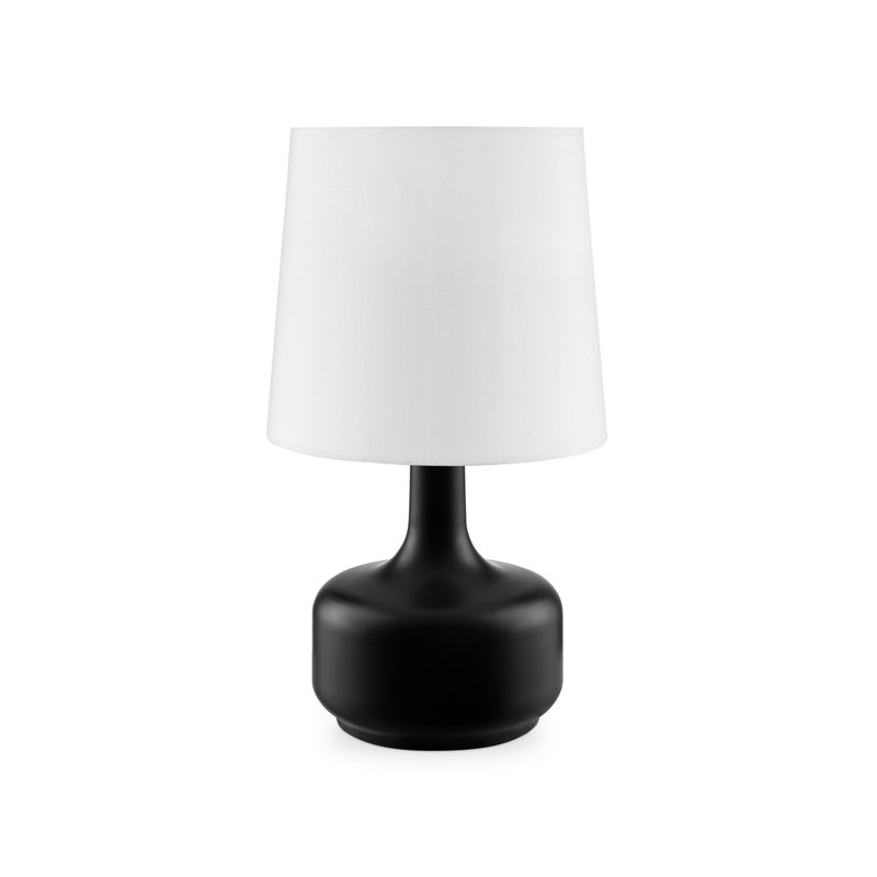 Dedrek Metal Table Lamp, Matte Black