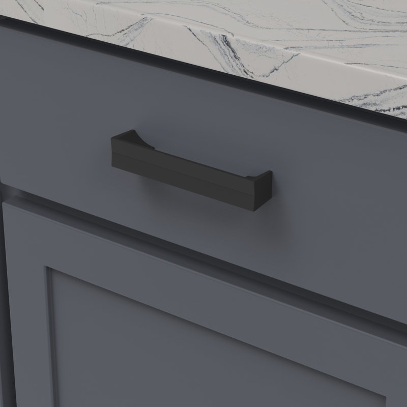 Avenue Collection Pull, Matte Black, 5 1/16"