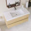 Meuble-lavabo mural simple avec plateau en résine intégré blanc-2042215559-2042215609