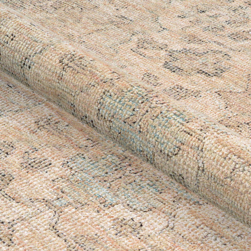 Tapis turquoise Tateo Dez, 8 pi x 10 pi