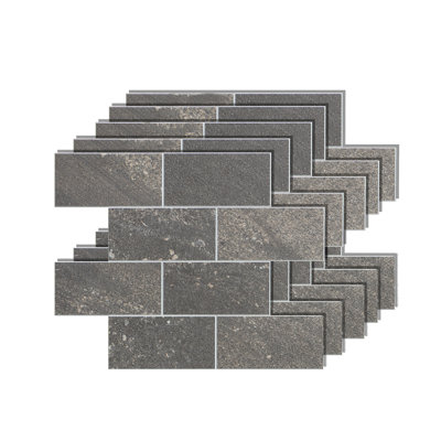12 in. W x 12 in. L Fireplace Surround Peel and Stick Subway Tile