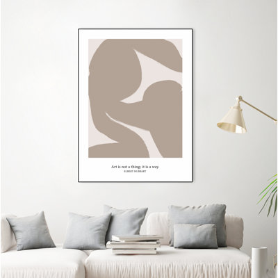 «It's A Way», toile encadrée