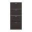 Armoire à chaussures verticale Wenge avec portes