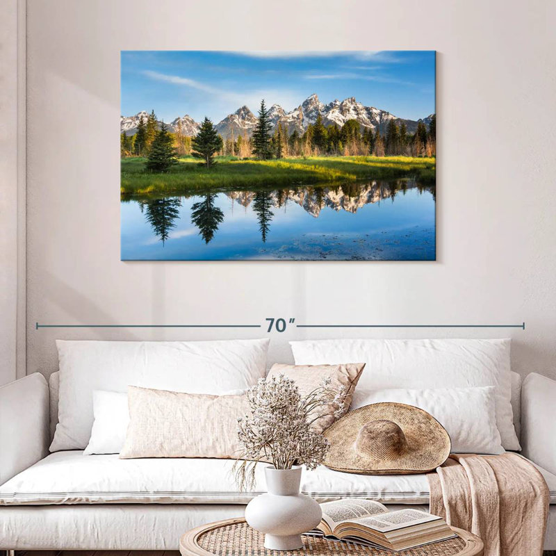 Paysage Alvord Grand Tetons, H 30 po x l 45 po