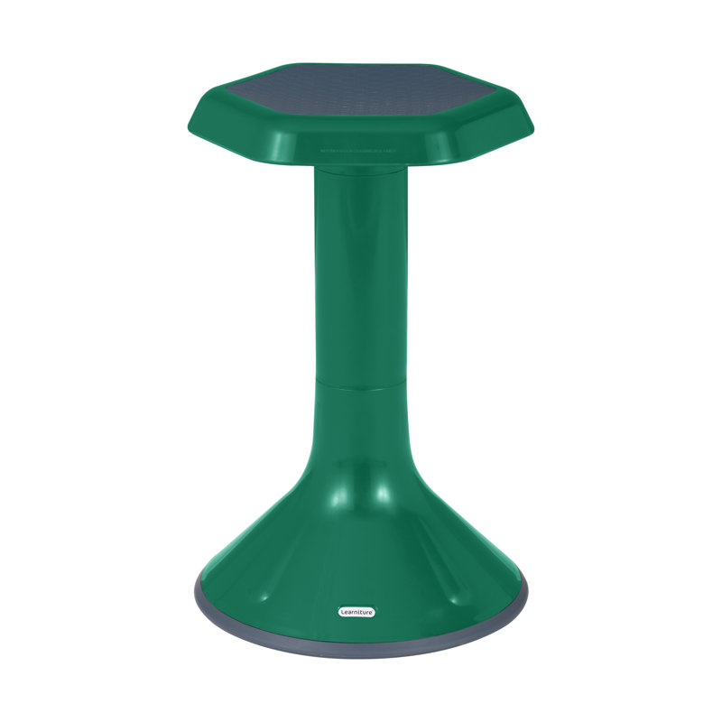Tabouret d'apprentissage en plastique sans dossier, 20 po, Vert