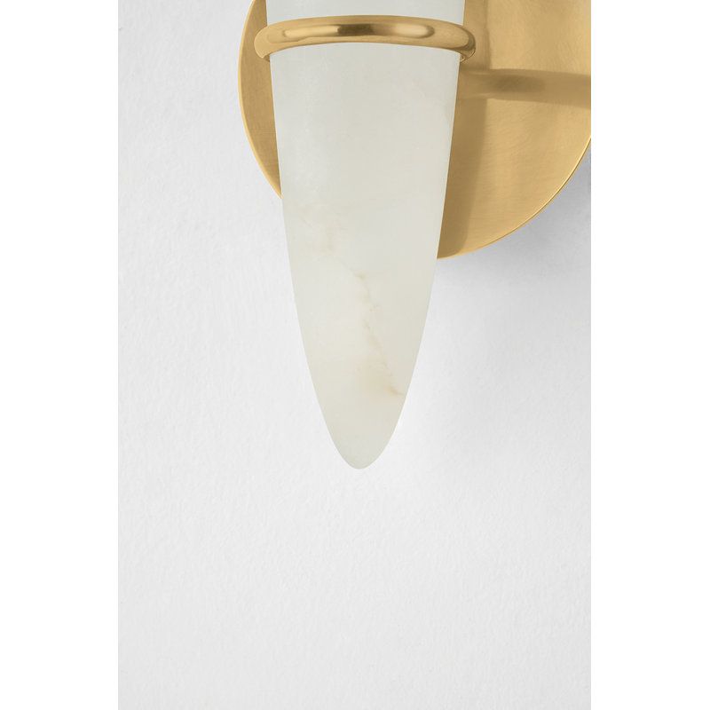 Lombardy Wall Sconce in Vintage Brass