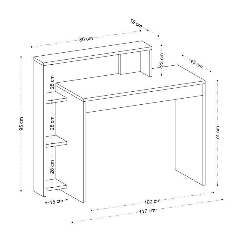 Bureau d'étudiant, Blanc