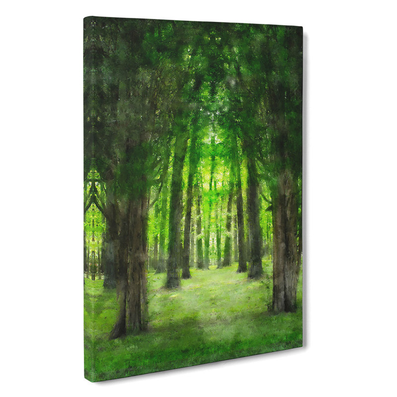 Green Forest Vol.2 - Wrapped Canvas Print, 50cm H x 35cm W x 3cm D