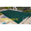 Housse de sécurité pour piscine s'adapte à la couverture rectangulaire de piscine creusée verte Mesh avec marches centrales Housse de sécurité pour piscine-112458295