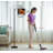 Arc Floor Lamp Flaming Fantasy Horse Glowing Mane Running Snowy Night Dark Floor Lamps with Remote LED Lights Adjustable Lamp Shades Tall Standing Lamps for Reading Office Living Room