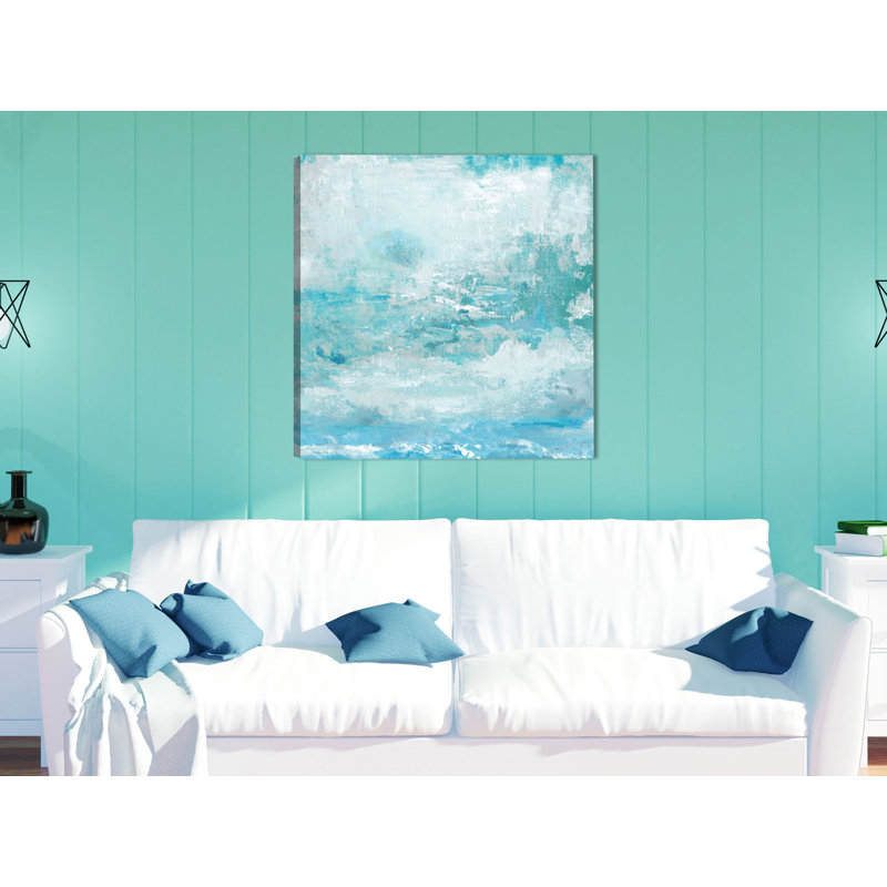 Aqua Skies - reproduction sur toile tendue, H 36 po x l 36 po x 1,5 po