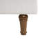 Lit plateforme tapissier de grande taille avec tête de lit grand, conceptions minimalistes en chenille de qualité supérieure, lit plateforme de style simple rétro sans sommier, assemblage facile, ivoire-393849144