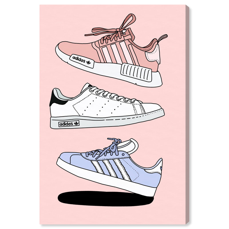 Collection Sneaker - Impression sur toile, H 24 po x l 16 po x P 1,5 po, Toile tendue