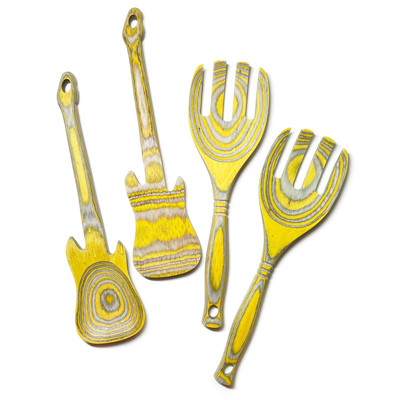 Island Bamboo 4 Utensil Set