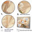 Hibiscus beige - ensemble d'art mural hibiscus-107742737