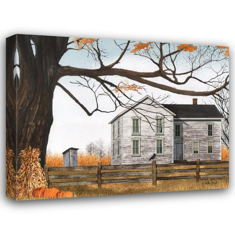 Harvest Time House, 14" H x 18" W