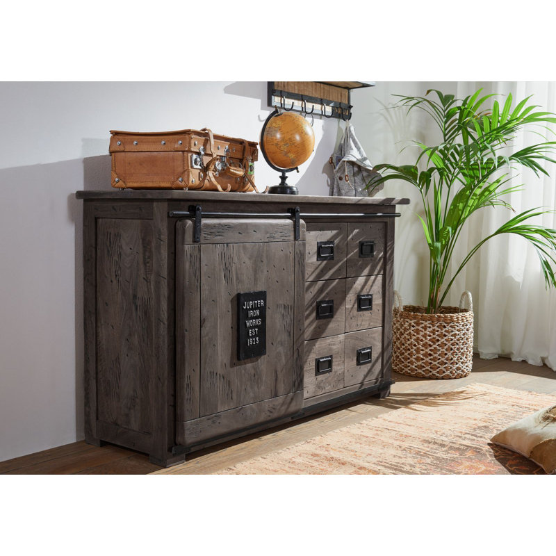 140cm Solid Wood Sideboard