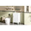 20" Bathroom Vanity Featuring White Ceramic Sink, Cabinet With Door, Drawer, Painted Finish, Efficient Setup 20-inch Door Shelf, Stainless Hinges, Stable And Quiet Function