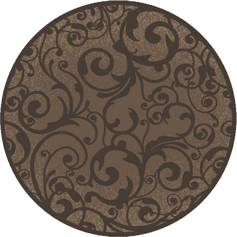 Camouflage Indoor Rug, Round 5'3"