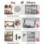 Metal Wall Organizer with Wall Baskets