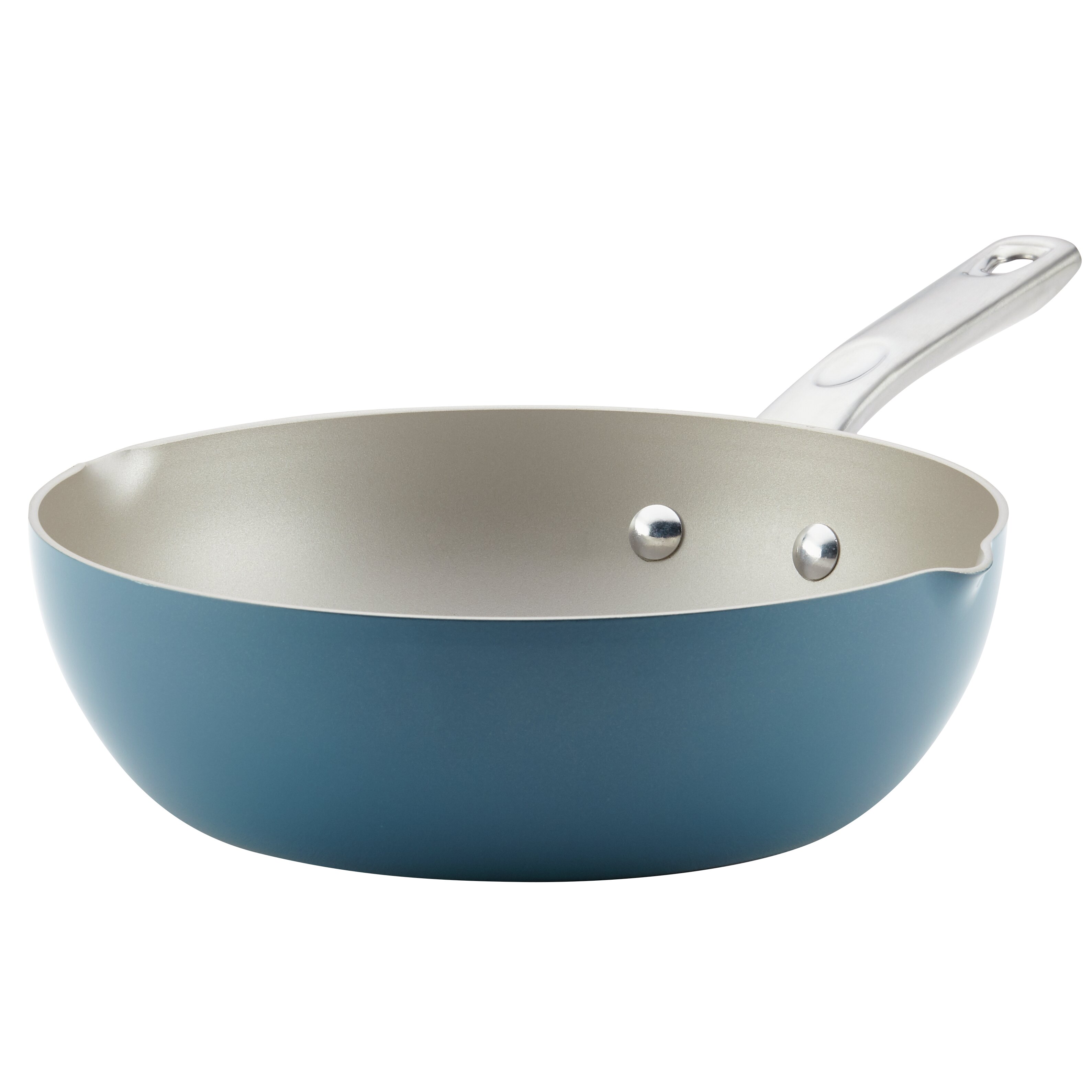 Ayesha Deep Skillet, Covered, Hard-Anodized, 12 Inch