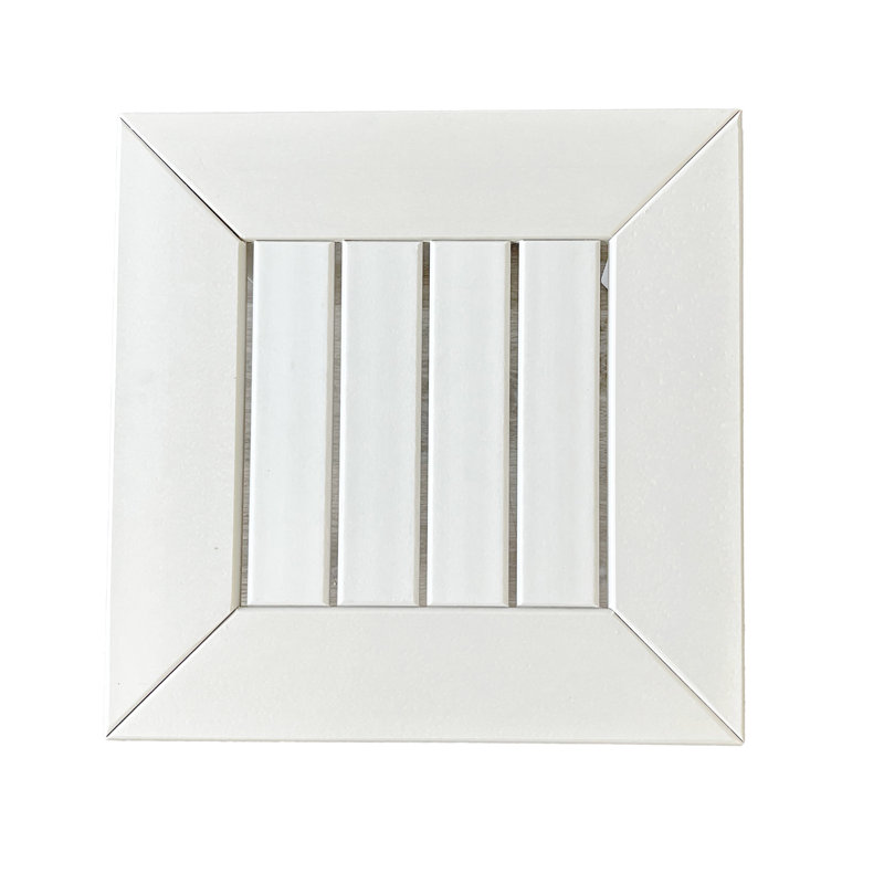 Aspen White Square HDPE Outdoor Side Table 19.6"