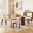 19" Seat Height Parsons Upholstered Dining Chair, Solid Wood Legs-811411513