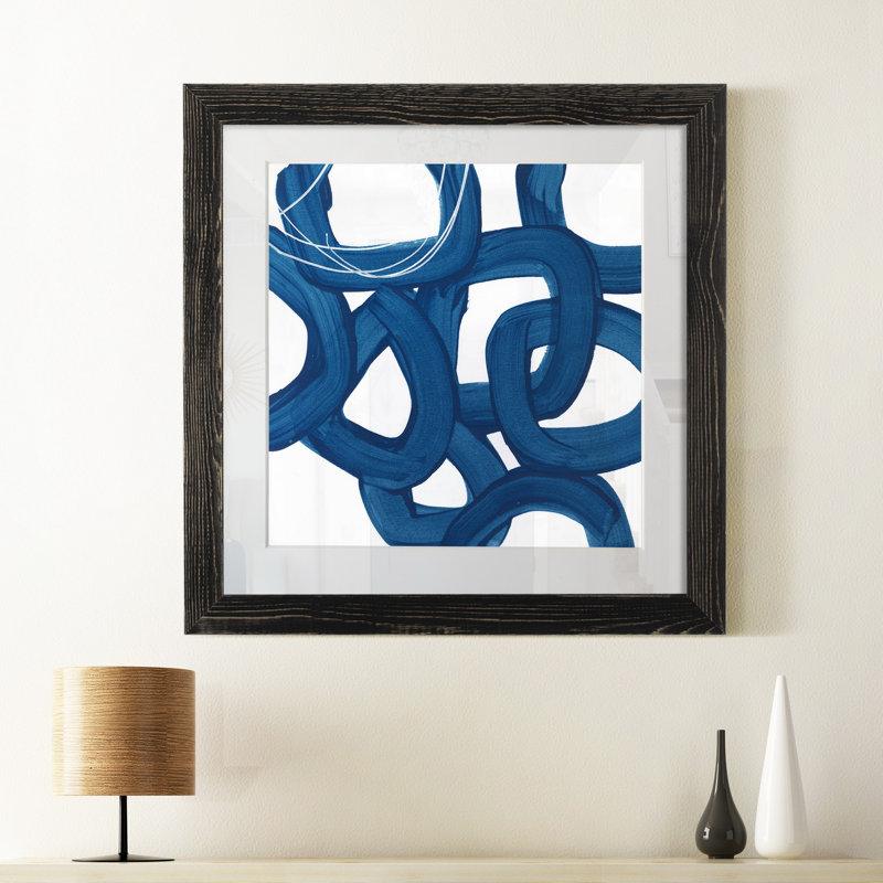 Spool VII, reproduction d’art sur papier encadrée, H 31,5 po x l 31,5 po x P 1,5 po, Cadre noir