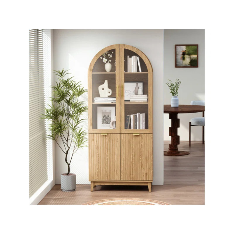 Armoire arquée 71 po, Naturel