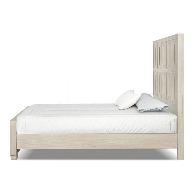 Schell Panel Bed, Queen, Beige