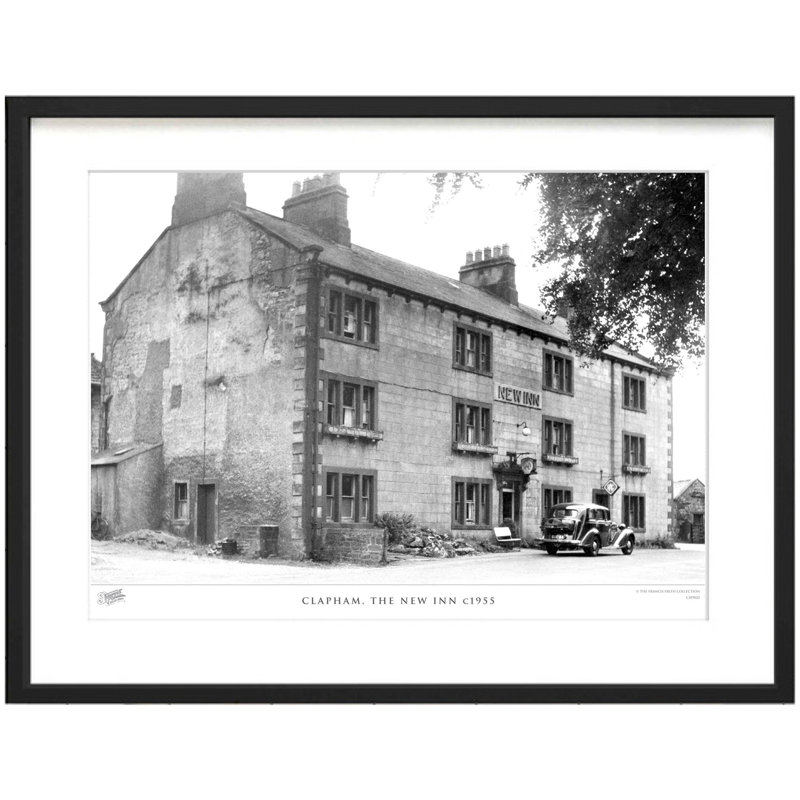 Clapham, The New Inn C1955 - Single Picture Frame Print, 45cm H x 60cm W x 2.3cm D