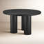 Table ronde noire Hadi