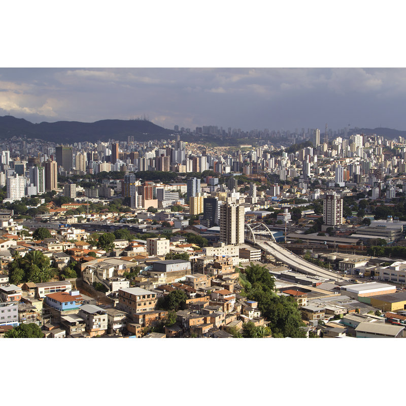 Belo Horizonte Skyline - Wrapped Canvas Print, 30cm H x 46cm W